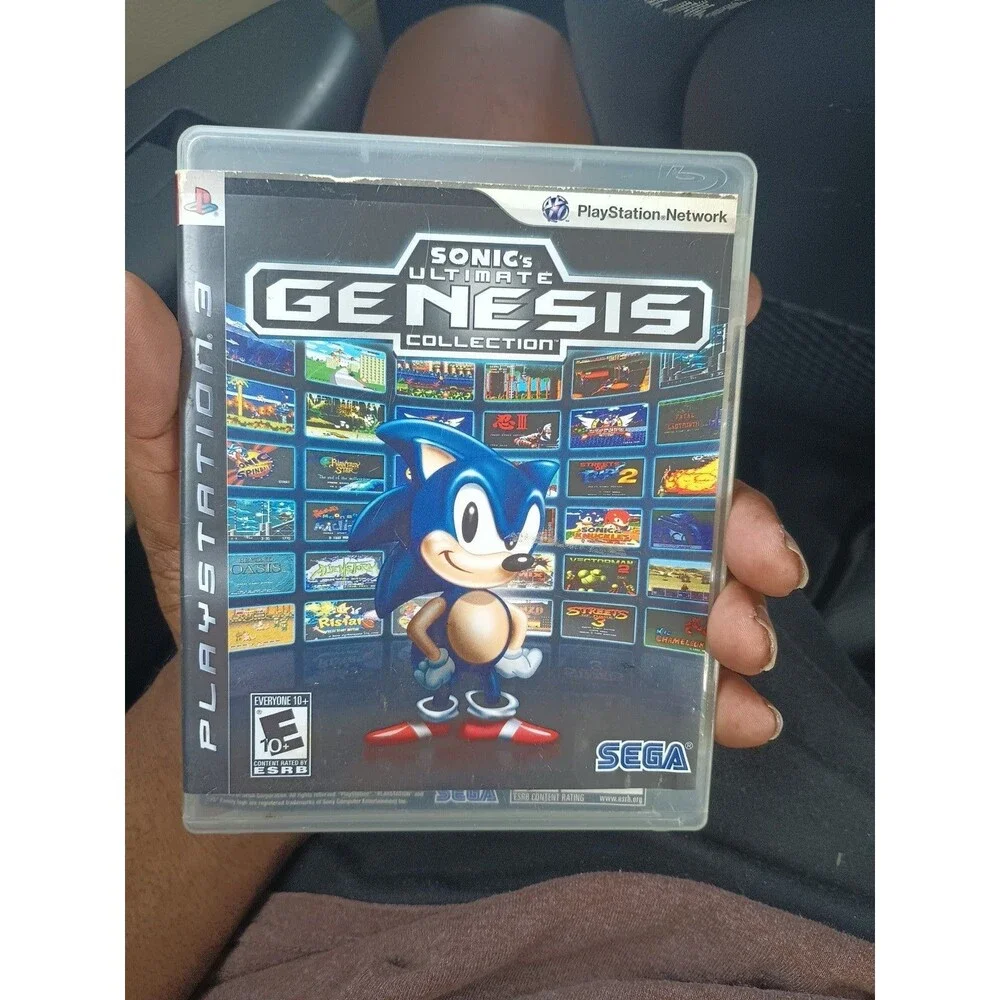 Sonic's Ultimate Genesis Collection Sony PlayStation 3, 2009 Game & Case& Manual